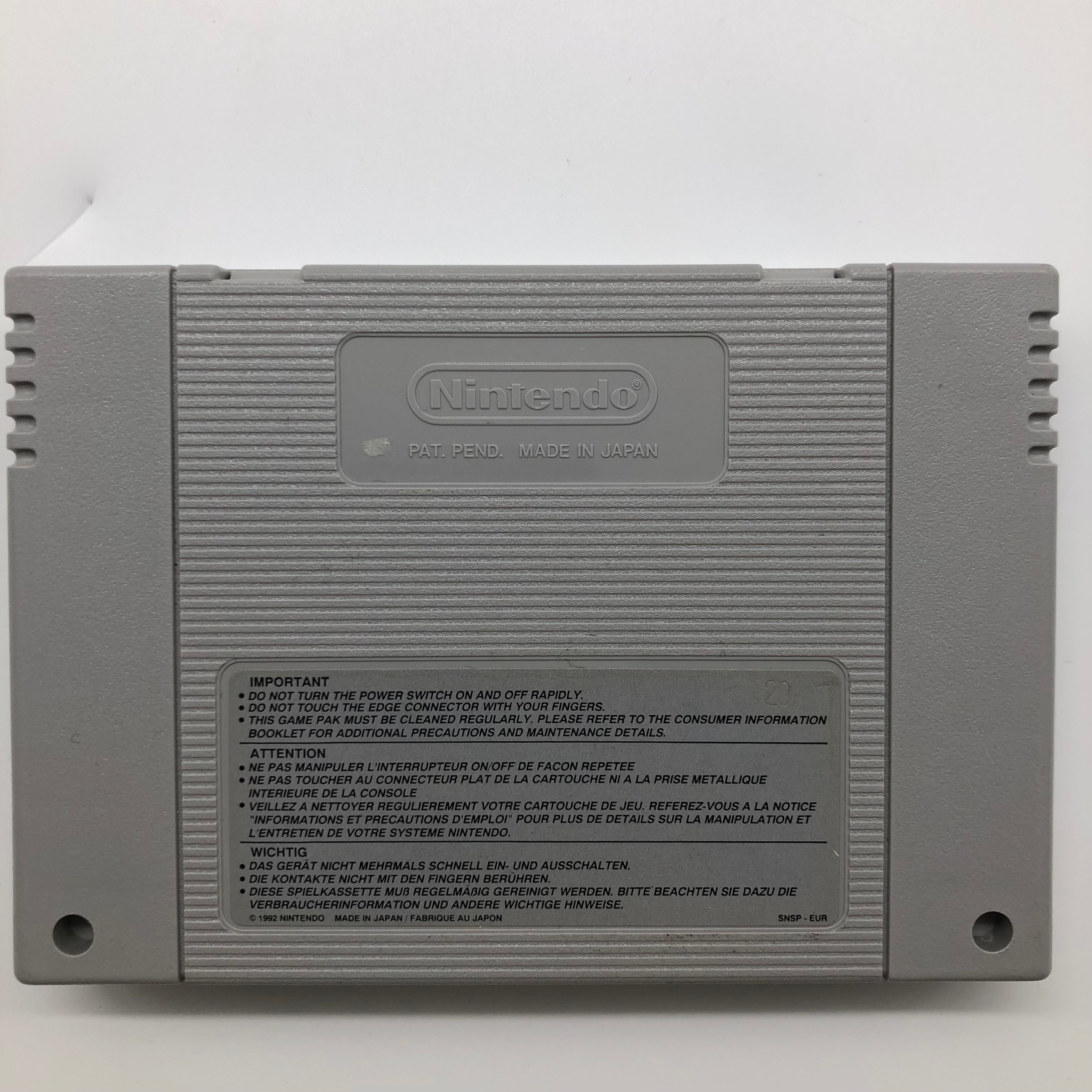 Earth Worm Jim 2 Super Nintendo SNES Game Cartridge - Classic 90s Platformer Game for Retro Gaming Enthusiasts (PAL Version) | Perfect for Nostalgic Gaming Nights & Collector's Display