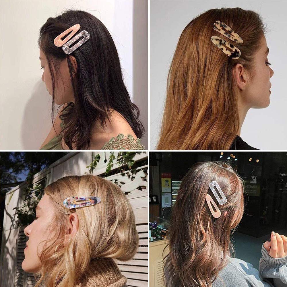 6pcs Duckbill Hair Clips for Women & Girls - Hair Barrettes for Styling