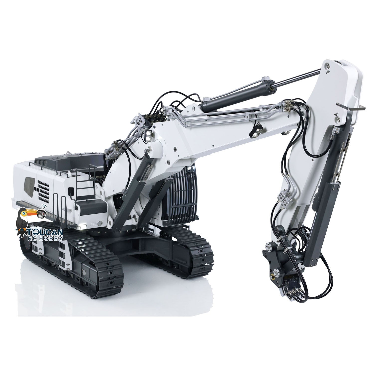 1/14 Scale K970 301 RC Hydraulic Excavator Toy - Ready to Run Remote Control Digger Model with Painted Assembly (Ideal for Construction Enthusiasts & Kids Outdoor Play)