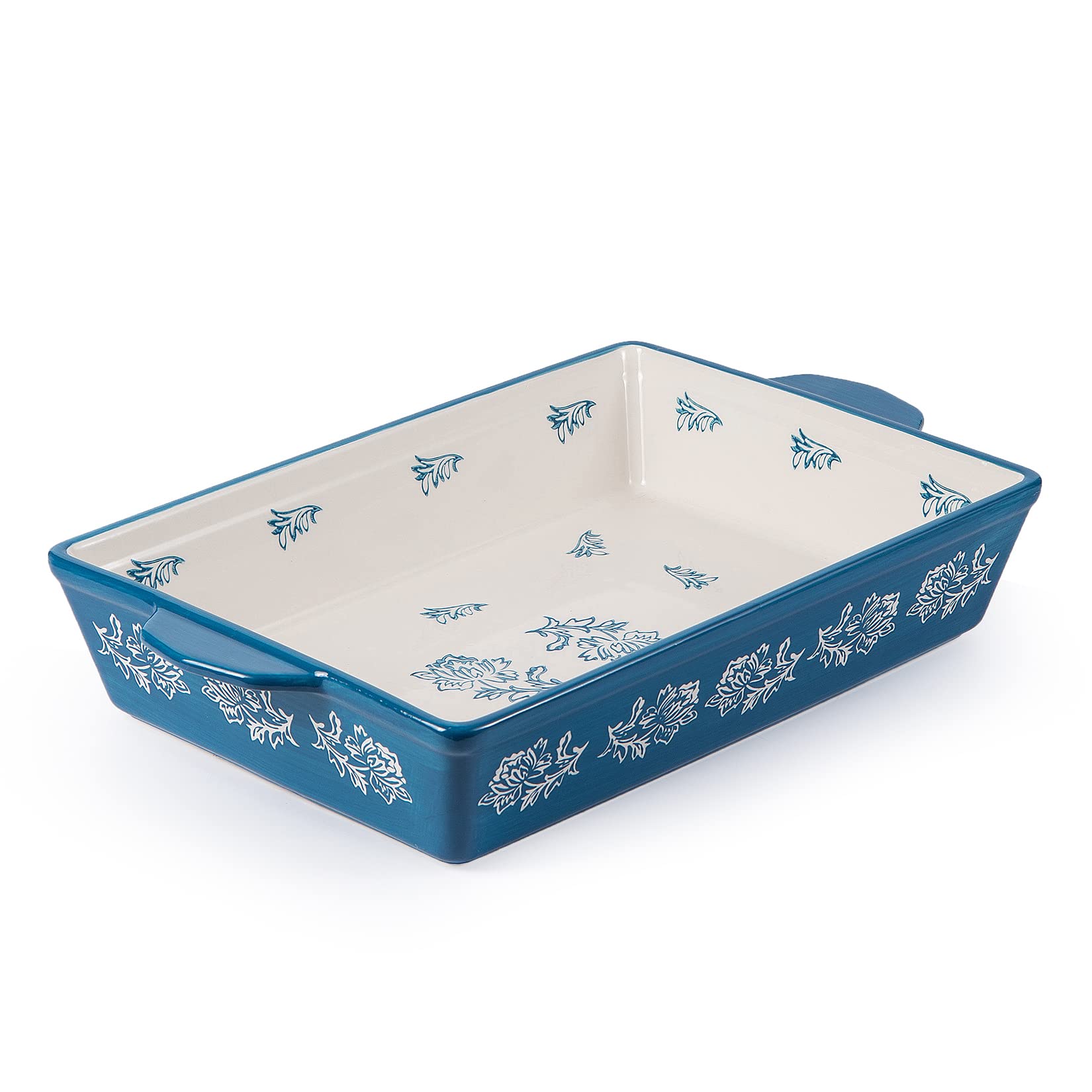 Wisenvoy 13x9 Inch Ceramic Casserole Dish Set - Oven Safe Baking Pan for Lasagna, Casseroles, Roasting & More | Perfect for Family Dinners, Holiday Cooking & Meal Prep