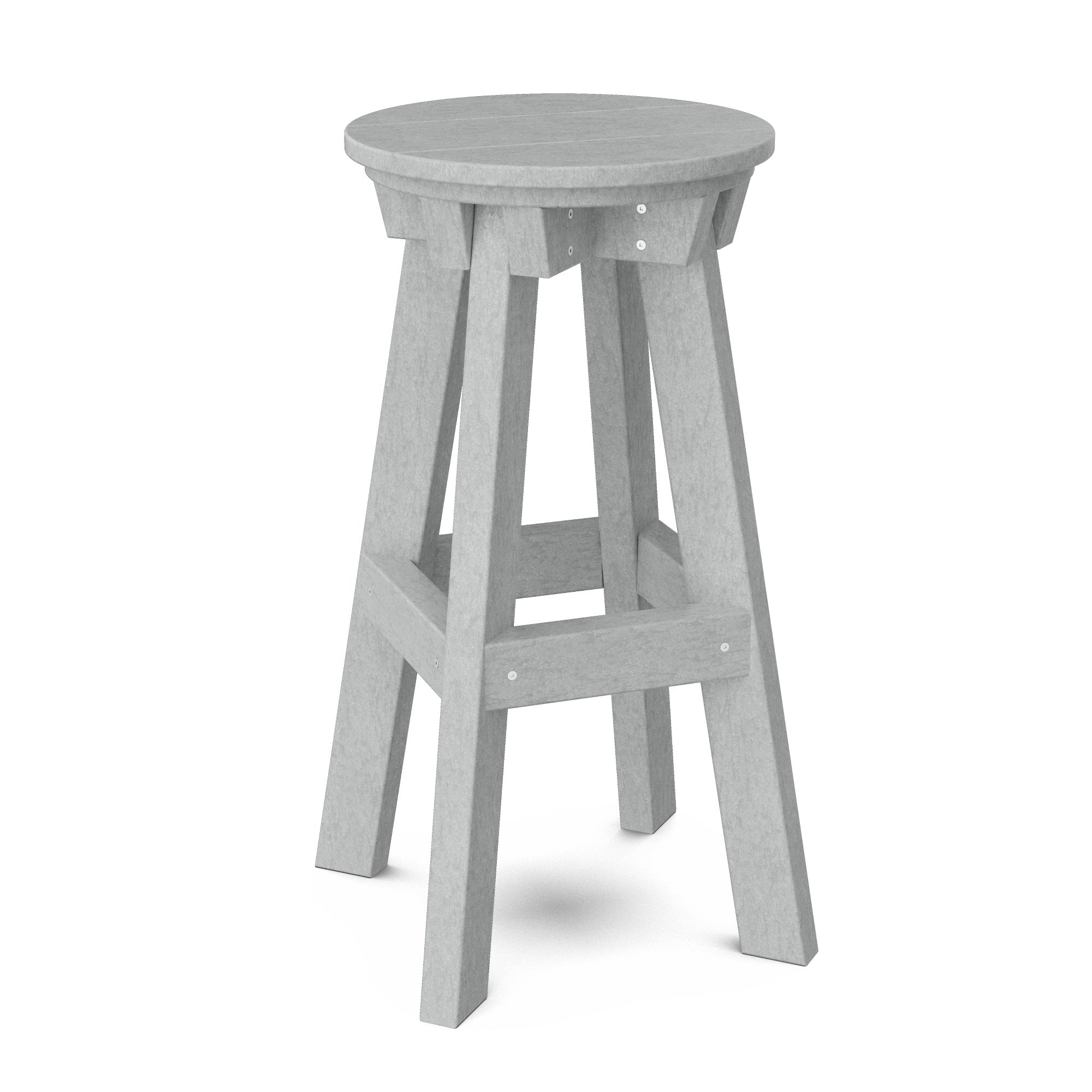 Vintage Heritage Bar Stool - Solid Wood Counter Height Stool with Backrest - Perfect for Kitchen Island, Home Bar & Breakfast Nook