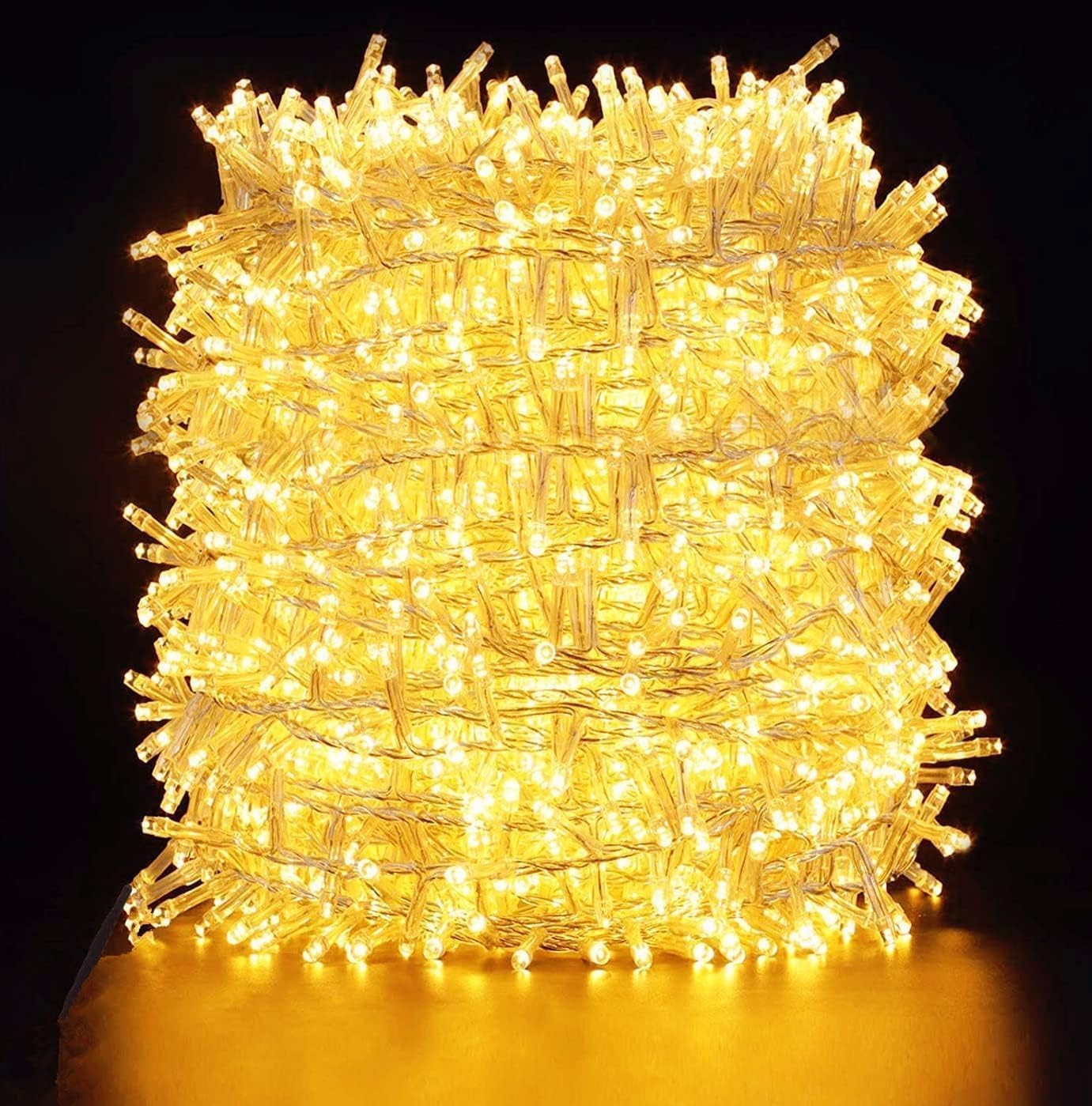 Quntis 500 LED Christmas String Lights 328ft, Waterproof Fairy Lights for Outdoor/Indoor - Home, Wedding, Party Decor