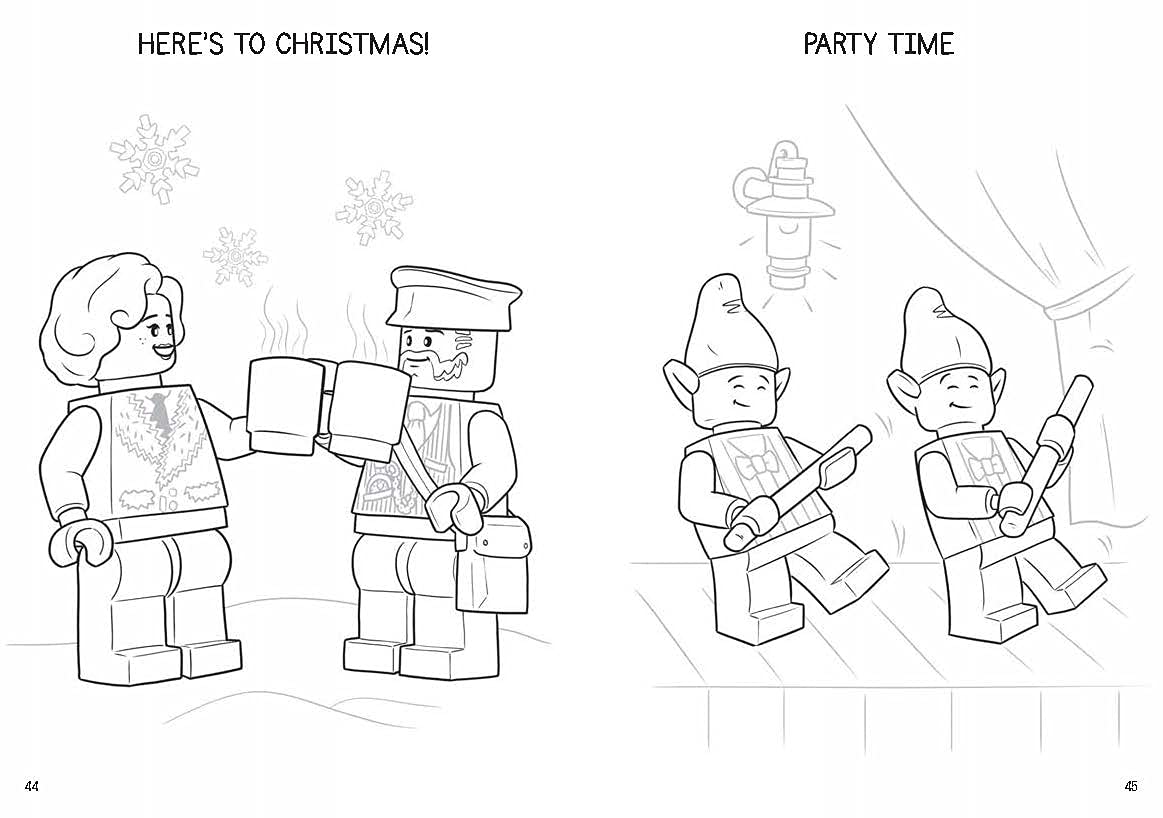 LEGO® Fun to Color Christmas Coloring Book - Creative Holiday Activity for Kids & Adults | Perfect for Christmas Gifts, Stocking Stuffers & Family Bonding
