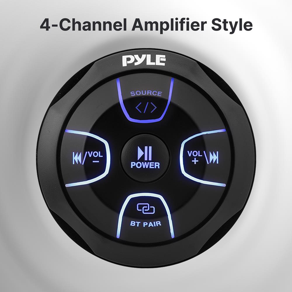 Amplified Wireless Bluetooth Audio Controller - Premium Sound Quality for Home, Car, and Outdoor Use