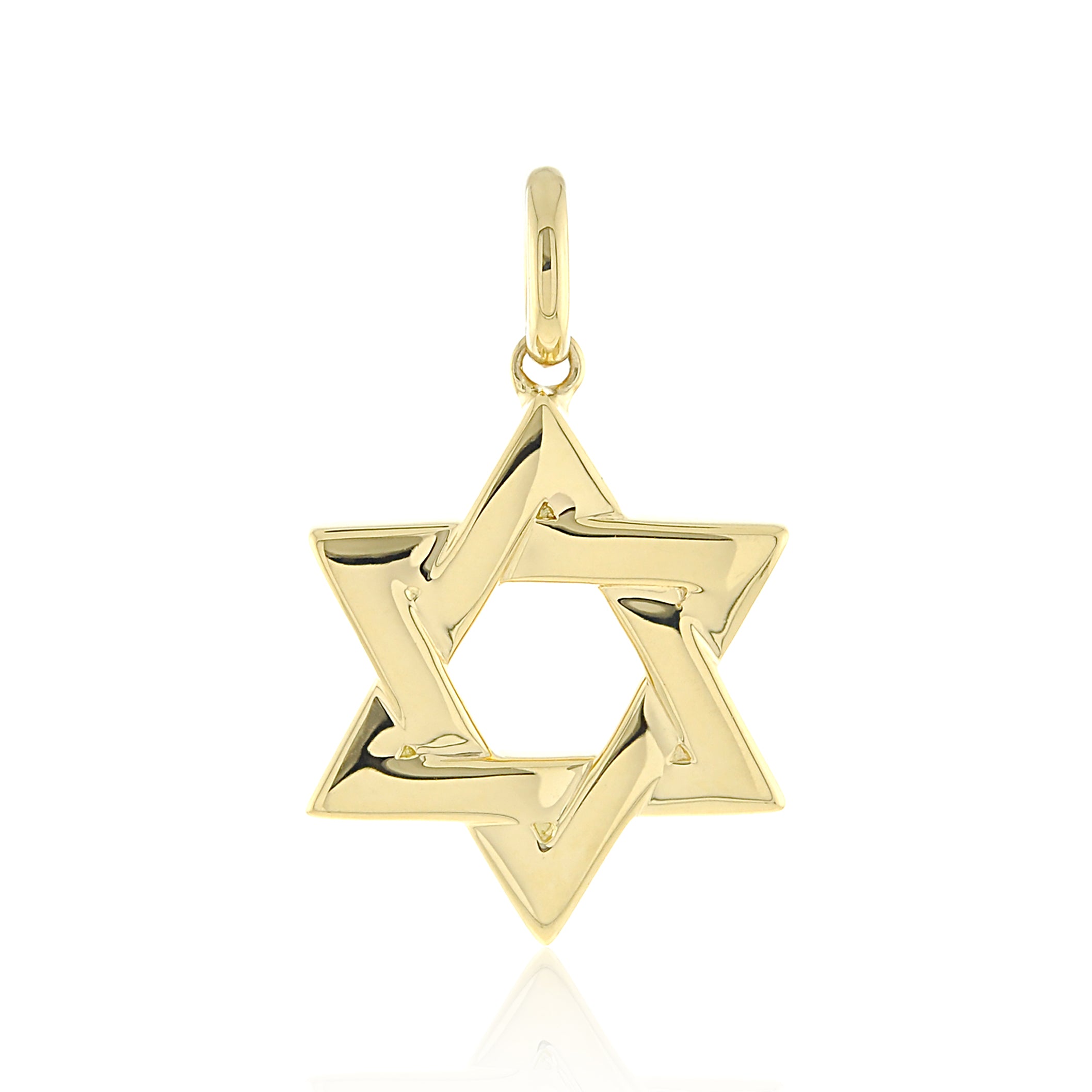 14K Gold Star of David Pendant Necklace for Women & Men - Elegant Jewish Jewelry Gift for Hanukkah, Bar Mitzvah & Everyday Wear