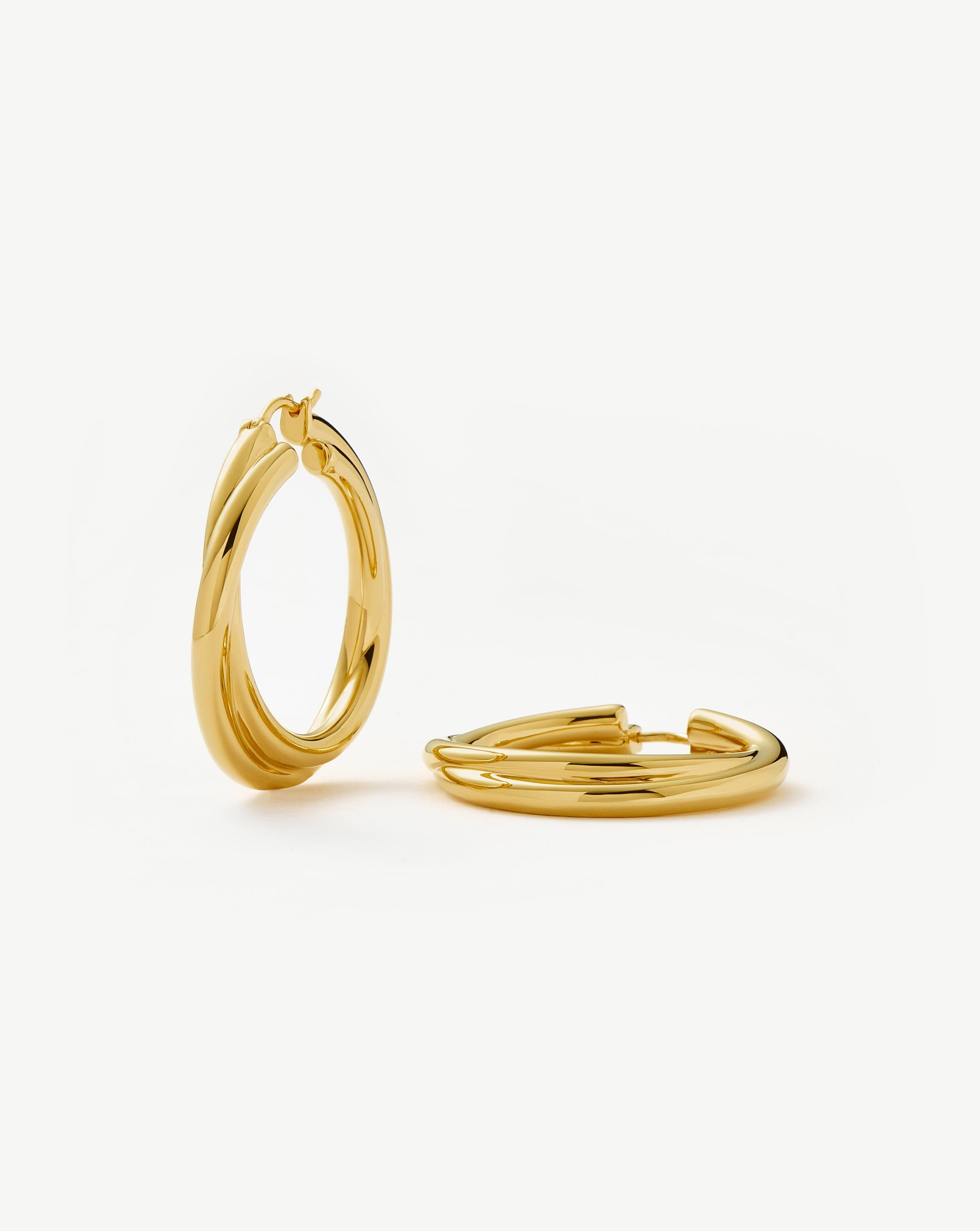 Lucy Williams Entwine Hoop Earrings - Sterling Silver Boho Chic Jewelry for Women | Perfect for Everyday Wear, Parties & Gifts