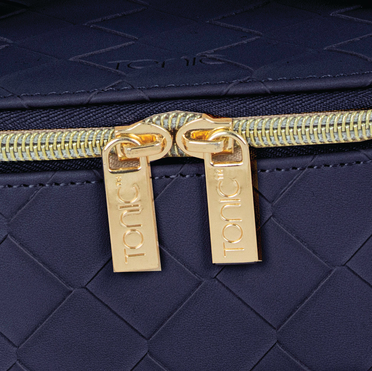 Elegant Navy Blue Woven Jewelry Cube Box - Perfect for Organizing Rings, Earrings & Necklaces | Stylish Gift for Women