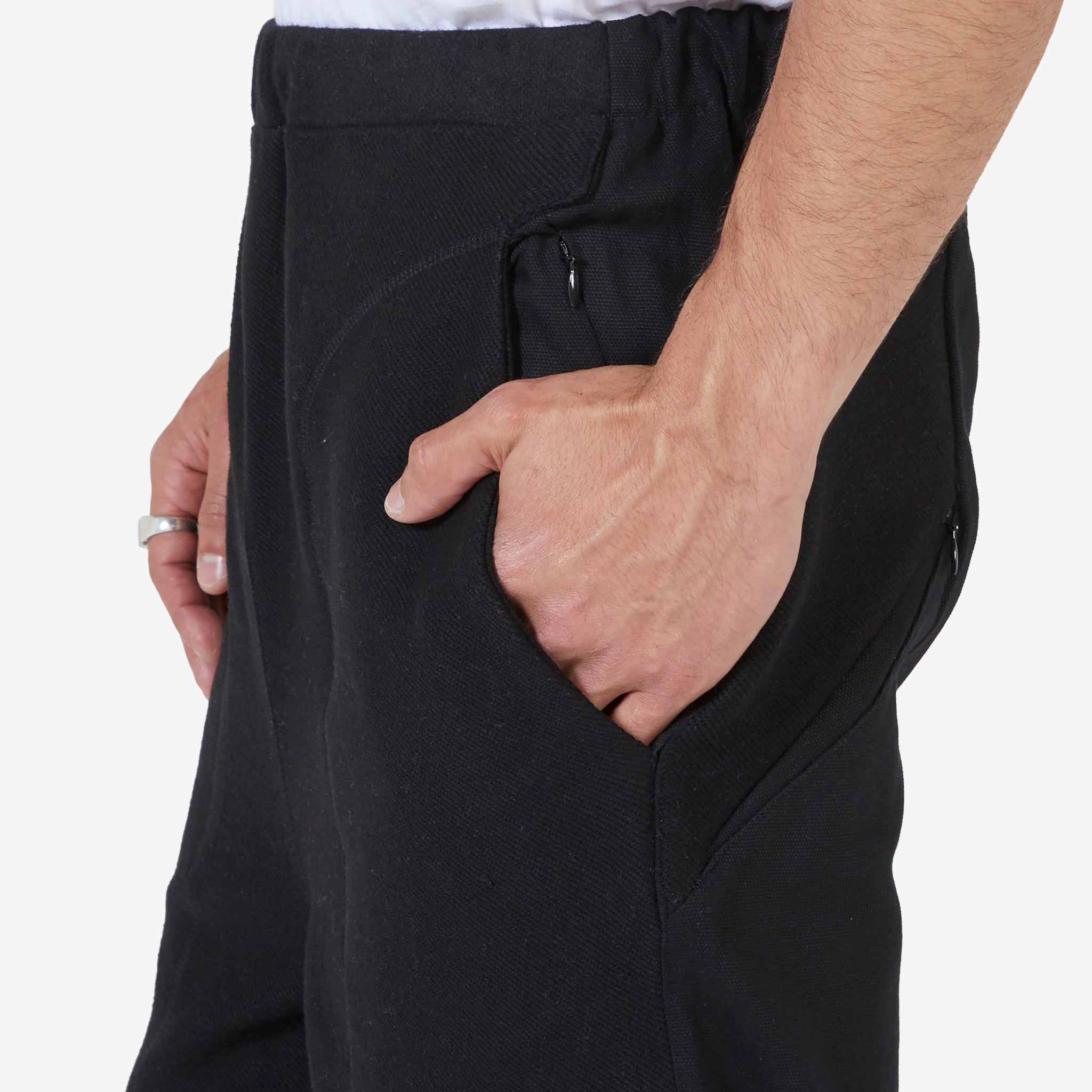 Black Men's Casual Trousers - Comfortable Slim Fit Pants for Work & Travel | Ep.4 Synopsis 06