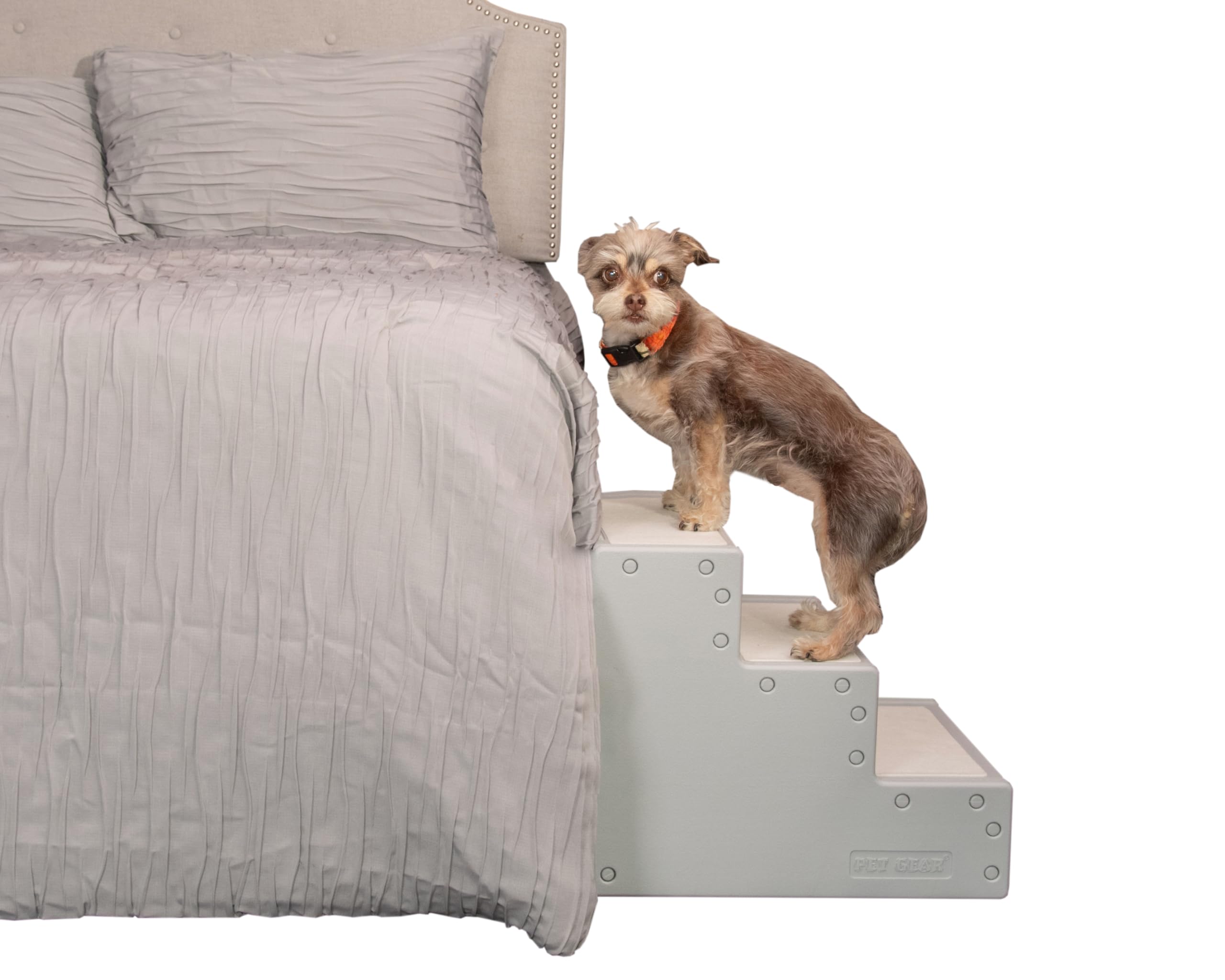 Pet Gear Pet Step III - Lightweight Pet Stairs for Small Dogs & Cats Up to 50 lbs, No Assembly Required | Perfect for Beds, Couches & SUVs