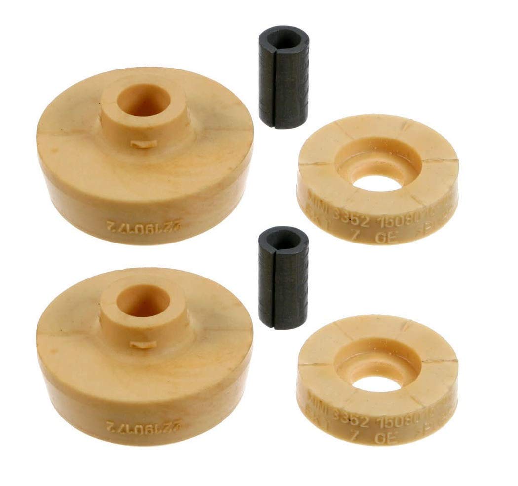 2PCS Rear Suspension Strut Mounts Kit Compatible with Mini Cooper R56 R57 R60 - Replacement for Worn Shock Absorber Mounts - Perfect for Rough Road Driving & Performance Upgrades