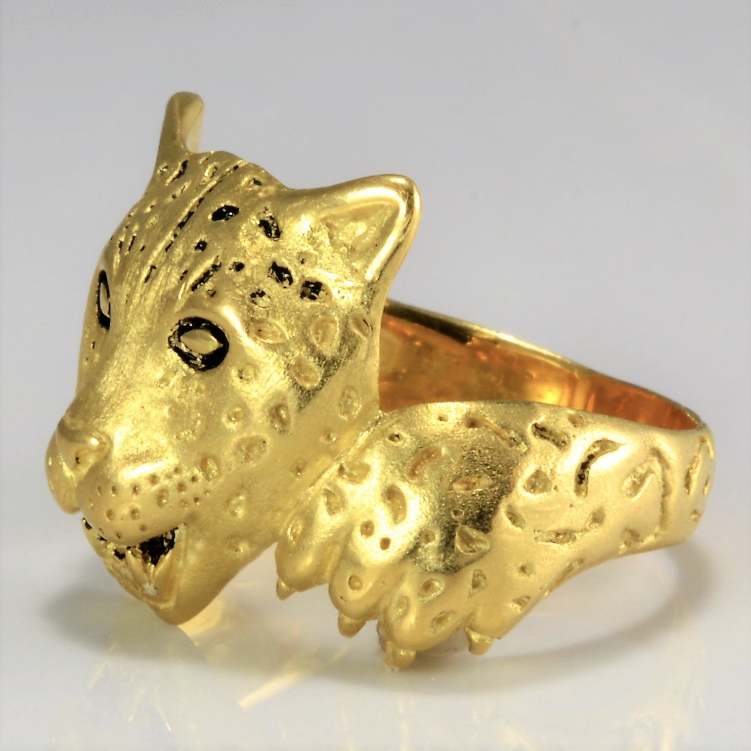 Barclay Hill Jaguar Ring - Size 12 | Sterling Silver Men's Fashion Jewelry | Perfect for Gifts, Weddings & Special Occasions