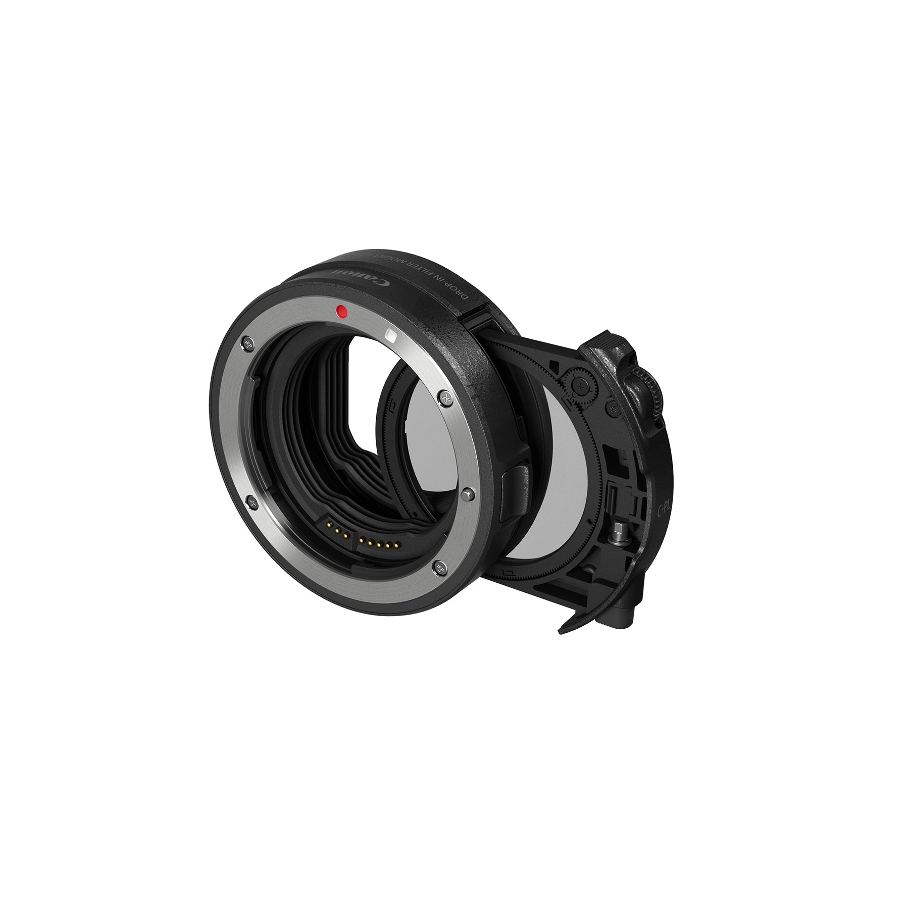 Canon EF to RF Lens Mount Adapter with Drop-In Filter Slot & Circular Polarizing Filter A - Perfect for DSLR to Mirrorless Camera Conversion & Professional Photography
