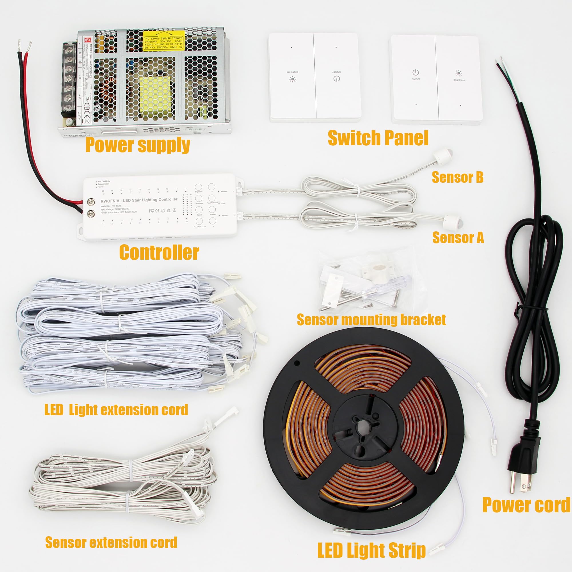 RW-5620 Smart LED Stair Lighting Kit - 40