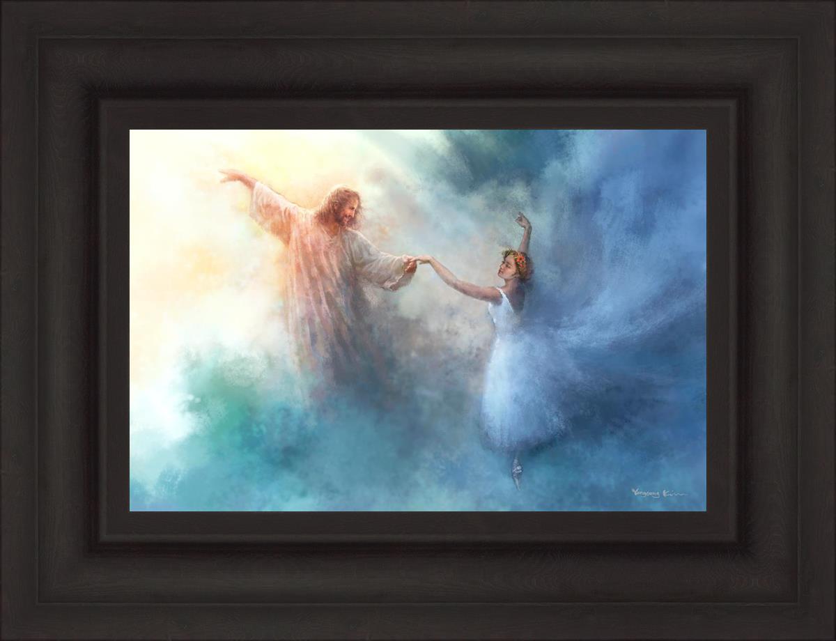 A Pas De Deux By Yongsung Kim - Ballet Dance Art Print - Elegant Wall Decor for Home, Office & Dance Studios
