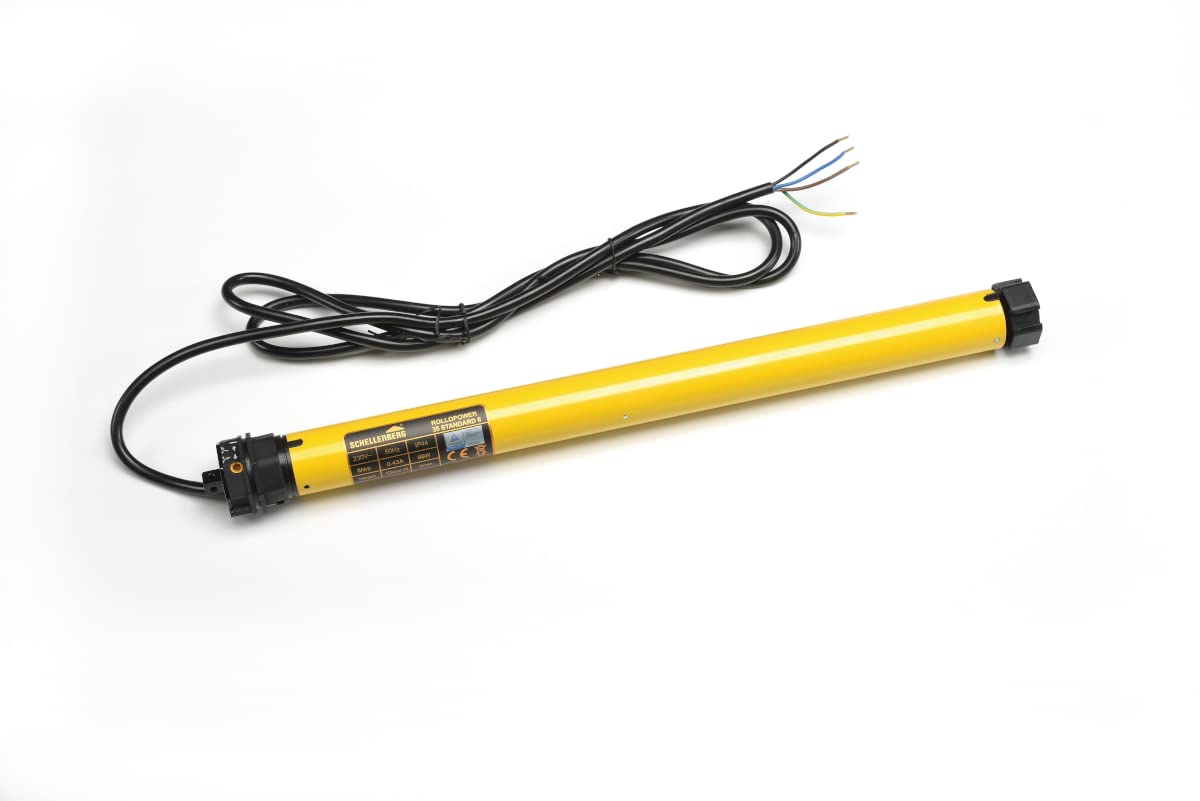 Rollopower Tubular Motor - Standard & Premium Models, Mini & Maxi Sizes (Orange, 20107) - Perfect for Roller Shades, Awnings & Smart Home Automation