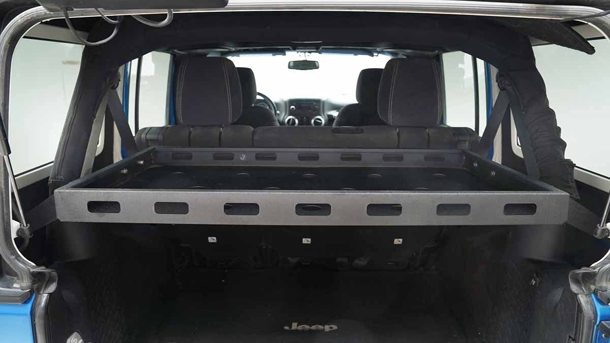 PARAMOUNT Automotive 81-10103 Heavy Duty Internal Storage Rack for Trucks & SUVs - Organize Tools & Equipment in Vehicle Cabin or Garage