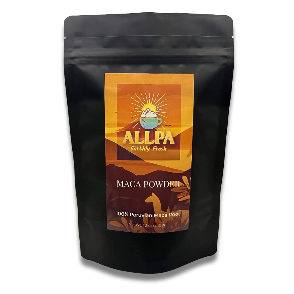 Organic Peruvian Maca Powder 12 oz - All Natural Energy & Endurance Superfood - Gluten-Free, Non-GMO, Product of Peru - Boost Vitality for Workouts, Focus & Hormonal Balance