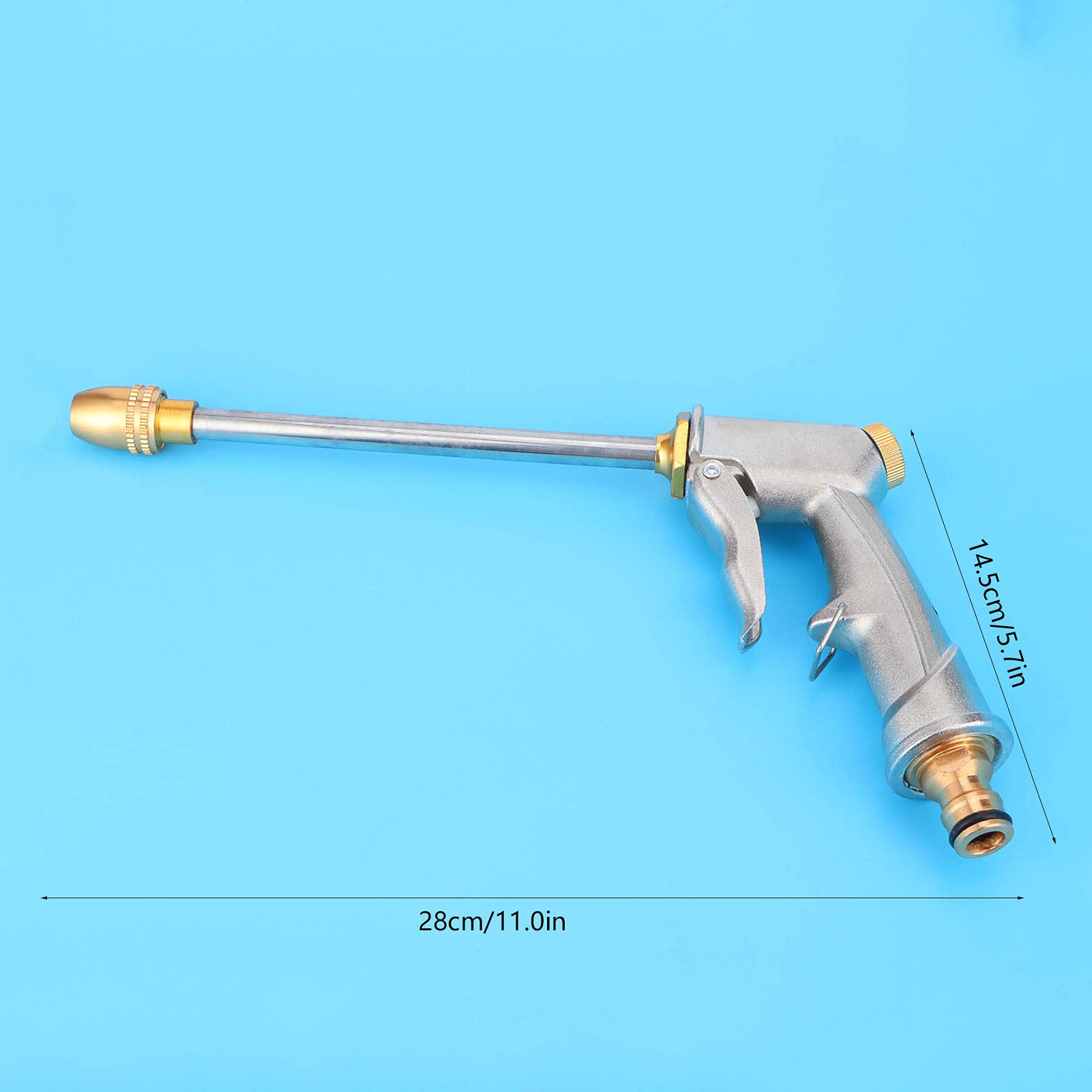 Adjustable Garden Water Sprayer - High Pressure Hose Nozzle for Plant Irrigation, Car Washing & Outdoor Cleaning | Perfect for Lawns, Gardens & Home Use