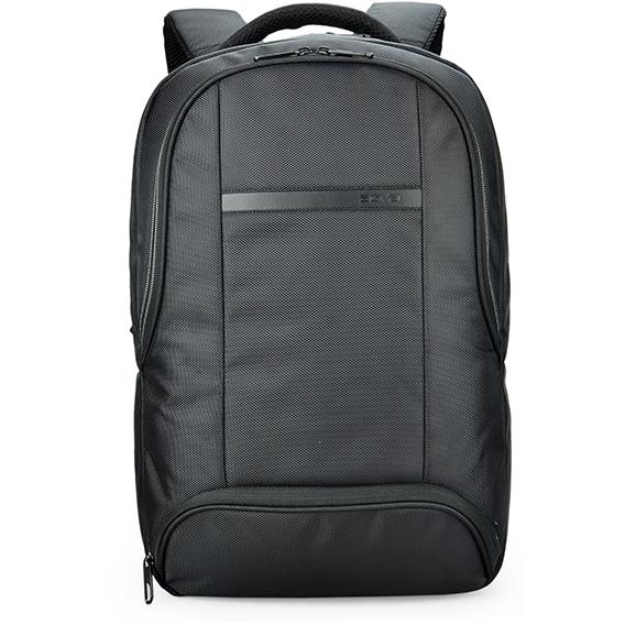 AGVA Traveller 18L 15.6 Inch Laptop Backpack for Men & Women - Lightweight Water-Resistant Business Travel Backpack with USB Charging Port - Perfect for Commuting, College, Work & Airplane Carry-On (Black)