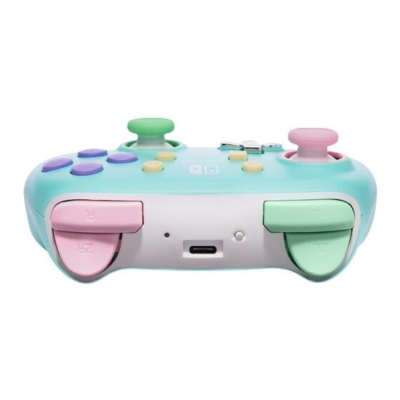 PowerA Nano Enhanced Wireless Controller for Nintendo Switch - Spring Dream, Compact & Portable Gamepad for Travel, Gaming On-The-Go & Multiplayer Sessions