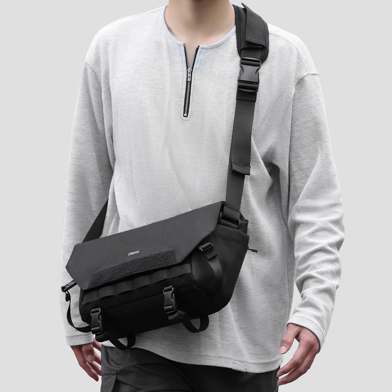 Ulanzi BC08 Camera Sling Bag - Waterproof DSLR/SLR Shoulder Bag for Photographers - Perfect for Travel, Hiking & Outdoor Photography (Model B010)