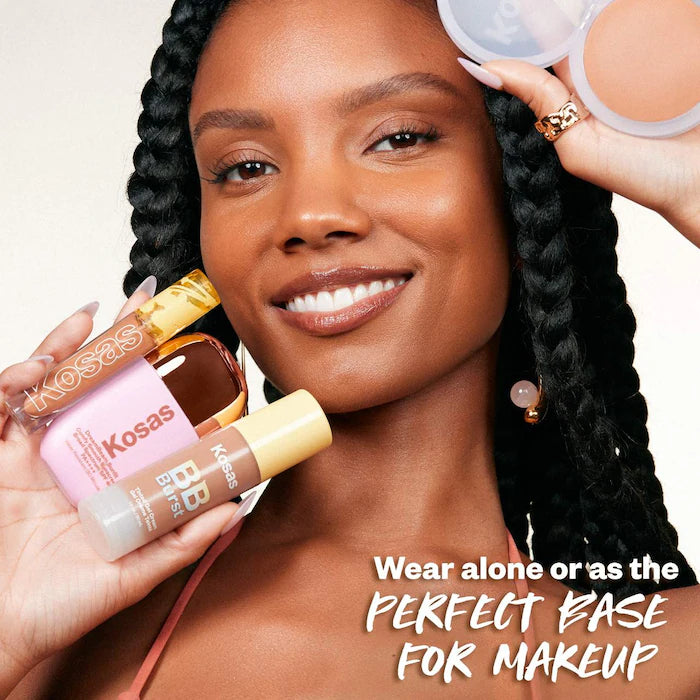 Kosas DreamBeamâ¢ Mineral Sunscreen SPF 40 - Silicone-Free with Ceramides & Peptides for Sensitive Skin - Daily Face Sun Protection for Outdoor Activities & Beach Days