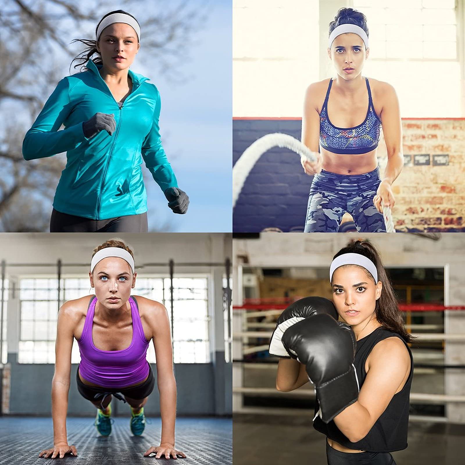 Custom Personalized Sport Headbands for Men & Women - Sweatproof Headwraps with Name/Text/Logo - Ideal for Running, Yoga, Gym & Outdoor Activities