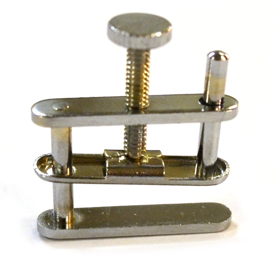 EISCO Hoffman-Style Nickel Plated Brass Tube Clamp 1-5/16
