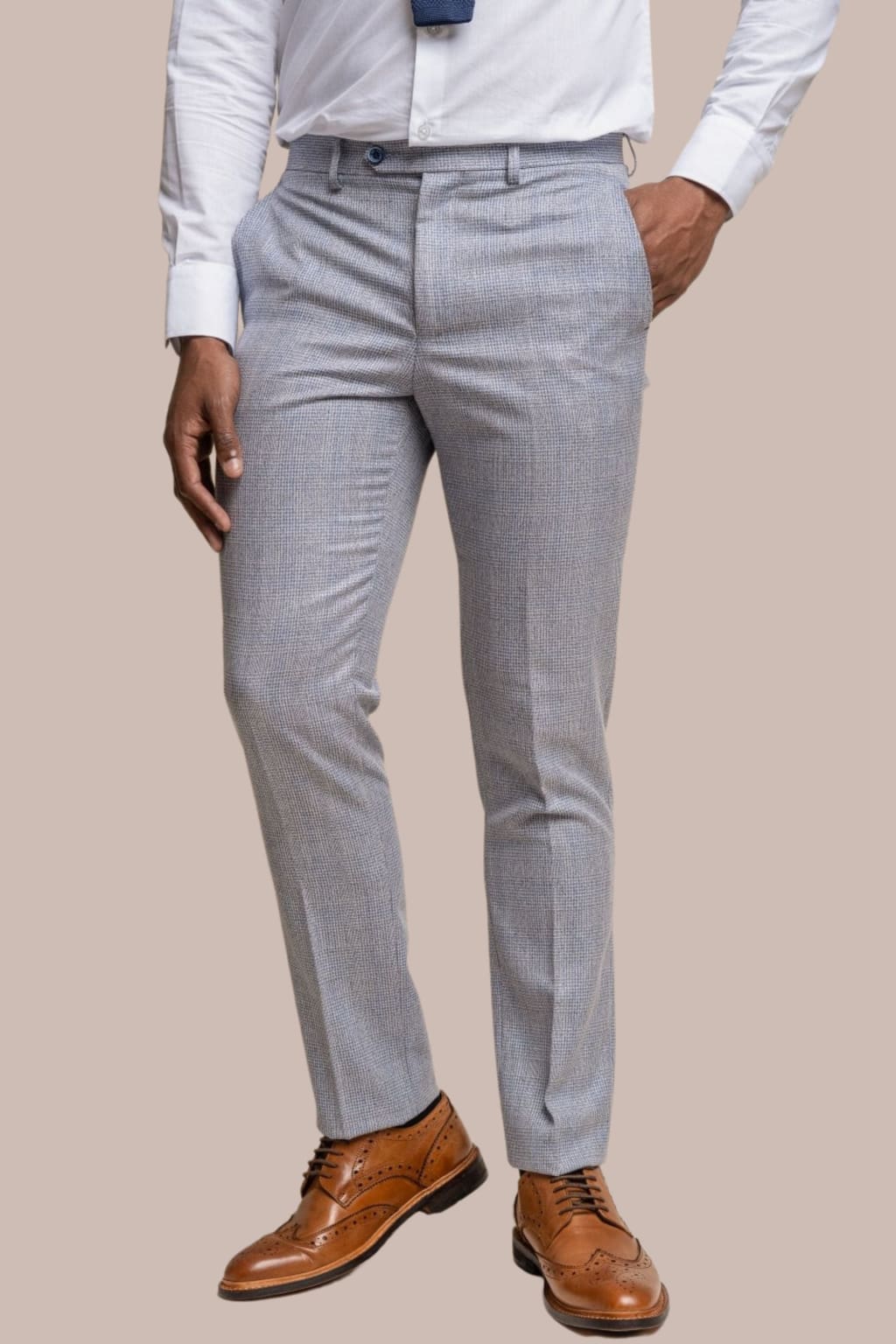 Cavani Caridi Men's Sky Slim Fit Trousers - Stylish Comfort for Business & Casual Wear | Perfect for Office, Travel & Everyday Use