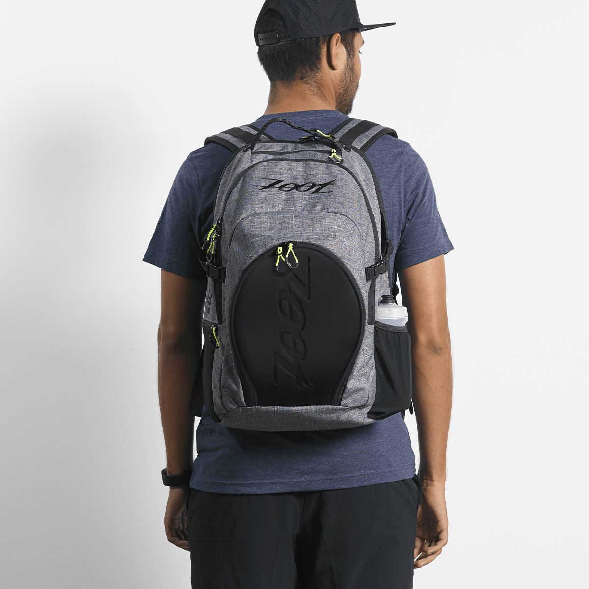 Ultra Tri Backpack - Durable Canvas Gray Hiking Backpack for Men & Women - Perfect for Travel, Camping, and Outdoor Adventures