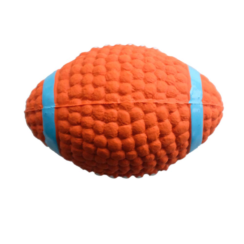 InnoPet Interactive Dog Ball Toy - Chewable Football for Teeth Cleaning, Aggressive Chewers & Small Dogs | Fun Playtime, Training & Dental Care for Pets