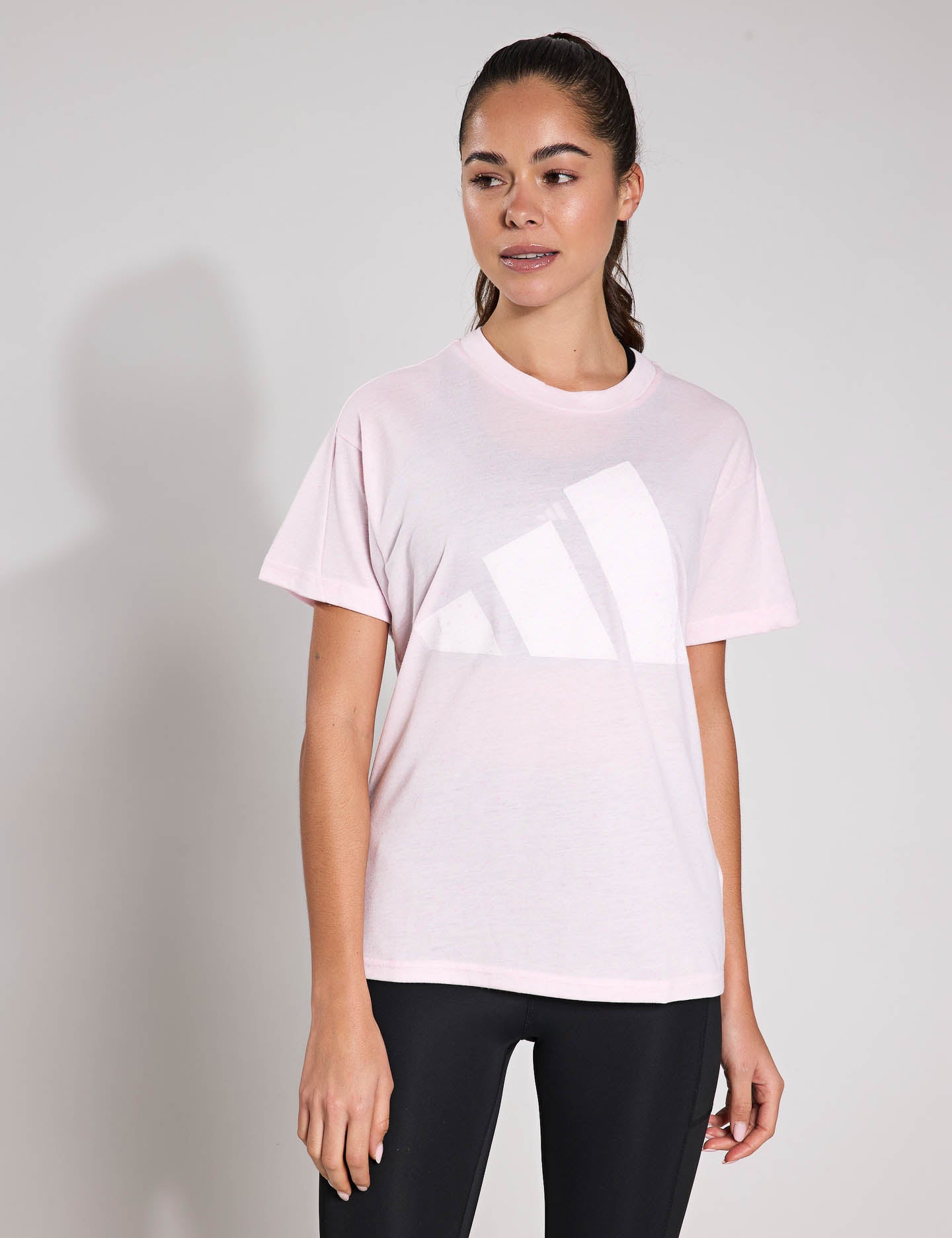 Essentials Winners T-Shirt - Clear Pink & White | Comfortable Cotton Tee for Casual Wear, Sports & Everyday Outfits