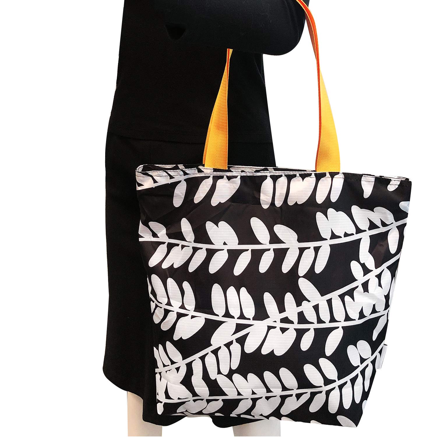 Allydrew Foldable Lightweight Tote Bag - Durable Ripstop Polyester for Shopping, Travel, Gym & Beach | Perfect for Everyday Use, Casual Outings & Errands