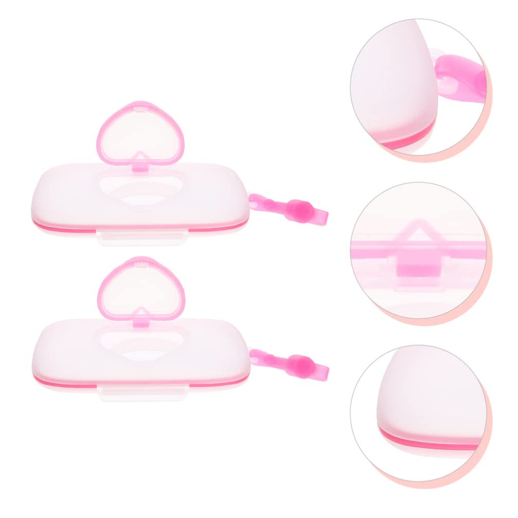 Refillable Travel Wipes Case 2-Pack - Portable Baby Wipe Holder & Wet Tissue Dispenser Pouch for On-the-Go Parents | Perfect for Diaper Bags, Strollers, Car Trips & Outdoor Adventures