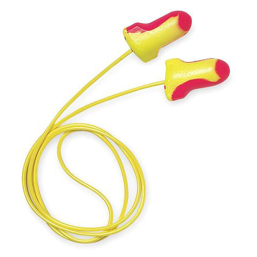 Laser Lite Corded Ear Plugs (100 Pairs/Box) - Noise Reduction for Sleeping, Work, Concerts & Shooting Range