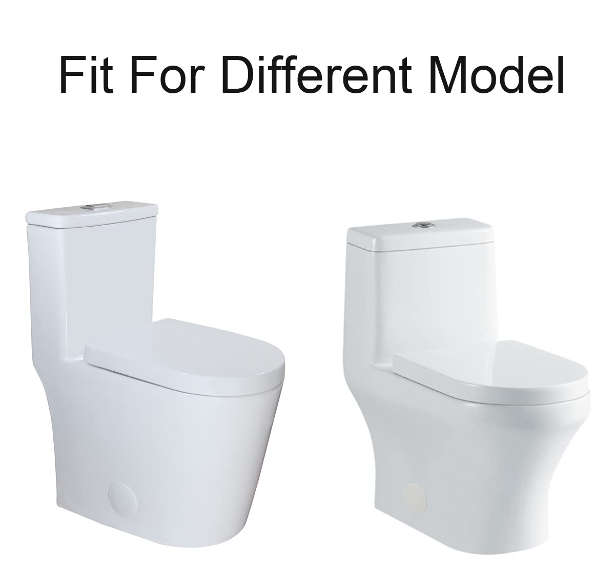 WinZo Compact Toilet Seat - U-Shaped Soft Close Heavy Duty Toilet Seat with Easy Installation, White | Perfect for Small Bathrooms, RVs, and Space-Saving Solutions