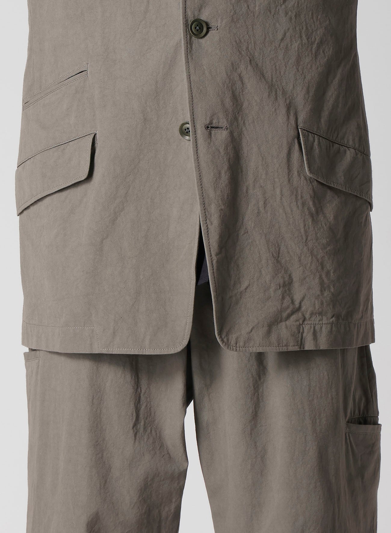 Premium Cotton Poplin Jacket with Front Edge Stitching - Lightweight & Stylish Outerwear for Spring & Fall Fashion