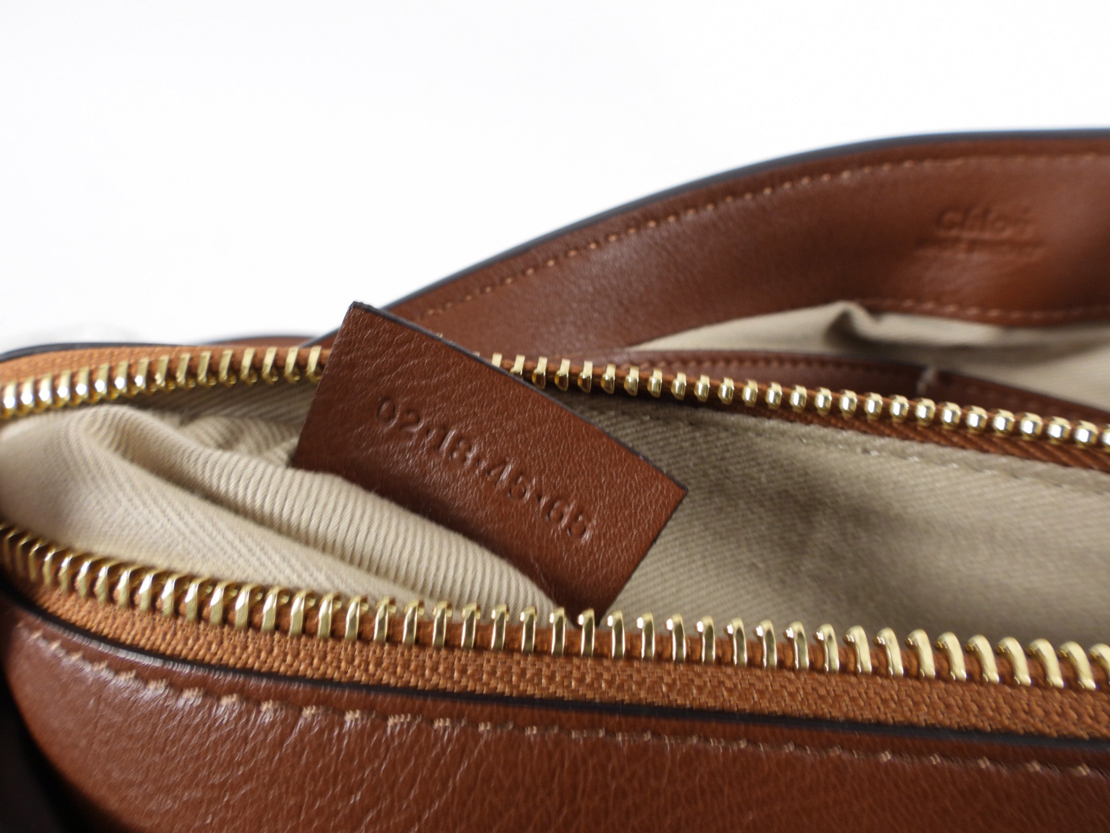 Chloe Faye Day Medium Double Carry Bag in Tan Leather - Premium Genuine Leather Shoulder Bag for Women - Perfect for Work, Travel & Everyday Use