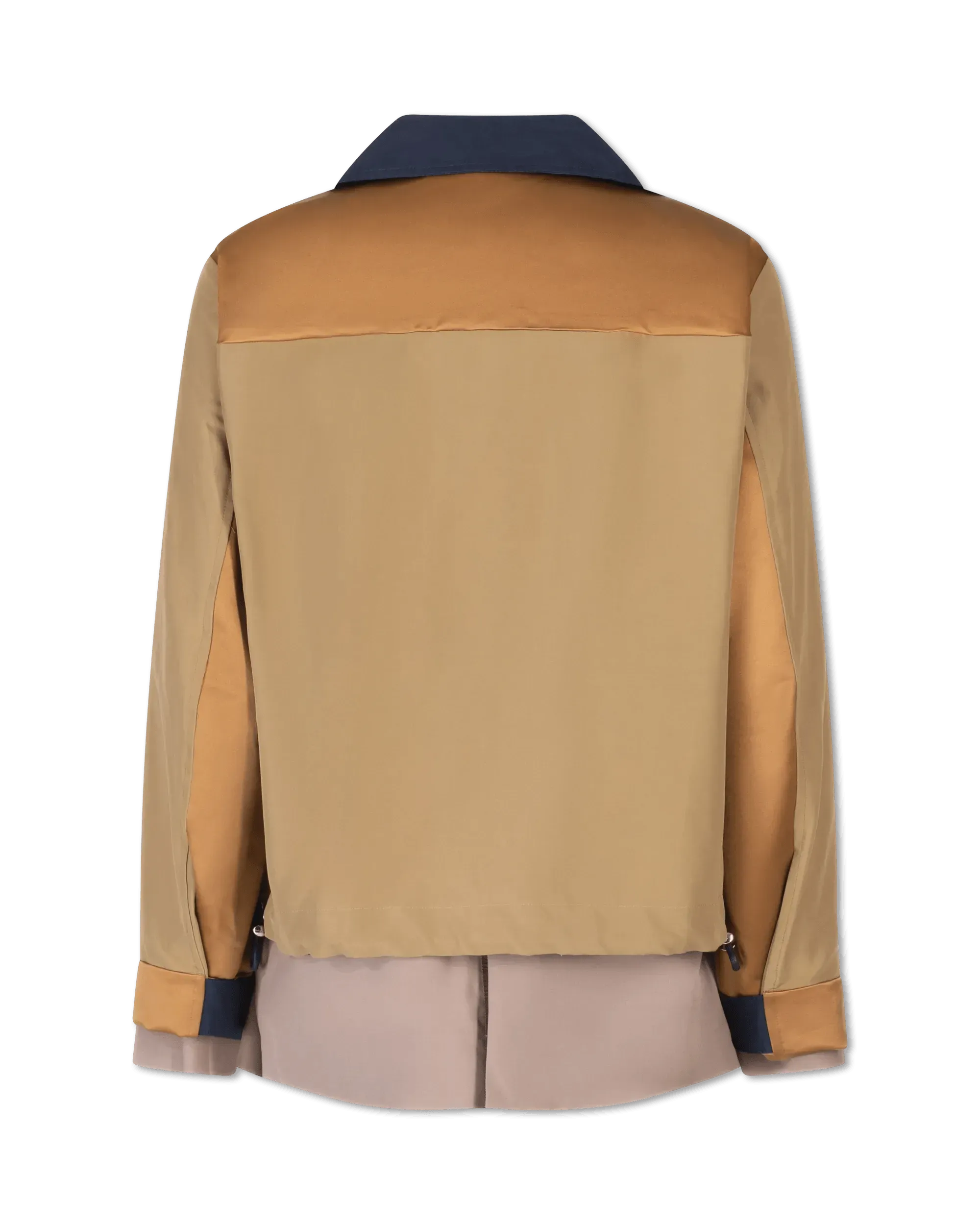 Stylish Grosgrain Mixed Jacket for Women - Trendy Outerwear for Fall & Winter - Perfect for Office, Dating & Casual Outings