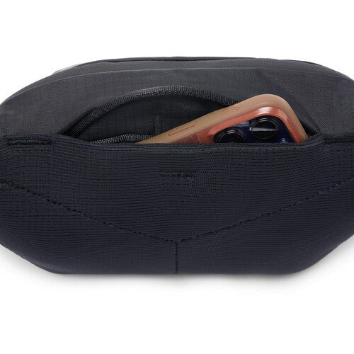 Peak Design Outdoor Sling 2L Black - Compact Camera Bag for Travel & Hiking - Waterproof Crossbody Sling Pack for DSLR, Mirrorless & Everyday Essentials