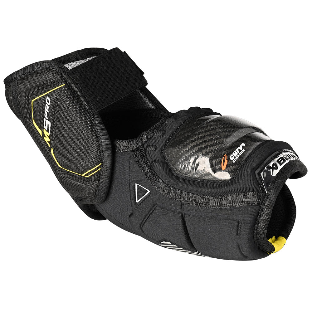 Bauer Supreme M5 Pro Junior Ice Hockey Elbow Pads - Youth Protective Gear for Hockey Players - Perfect for Training & Games