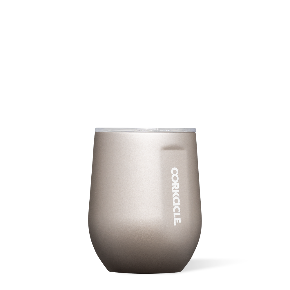 Pure Taste Stemless Wine Glasses - Set of 4 Unbreakable Shatterproof Crystal Clear Glassware for Red & White Wine, Perfect for Parties, Weddings & Home Entertaining