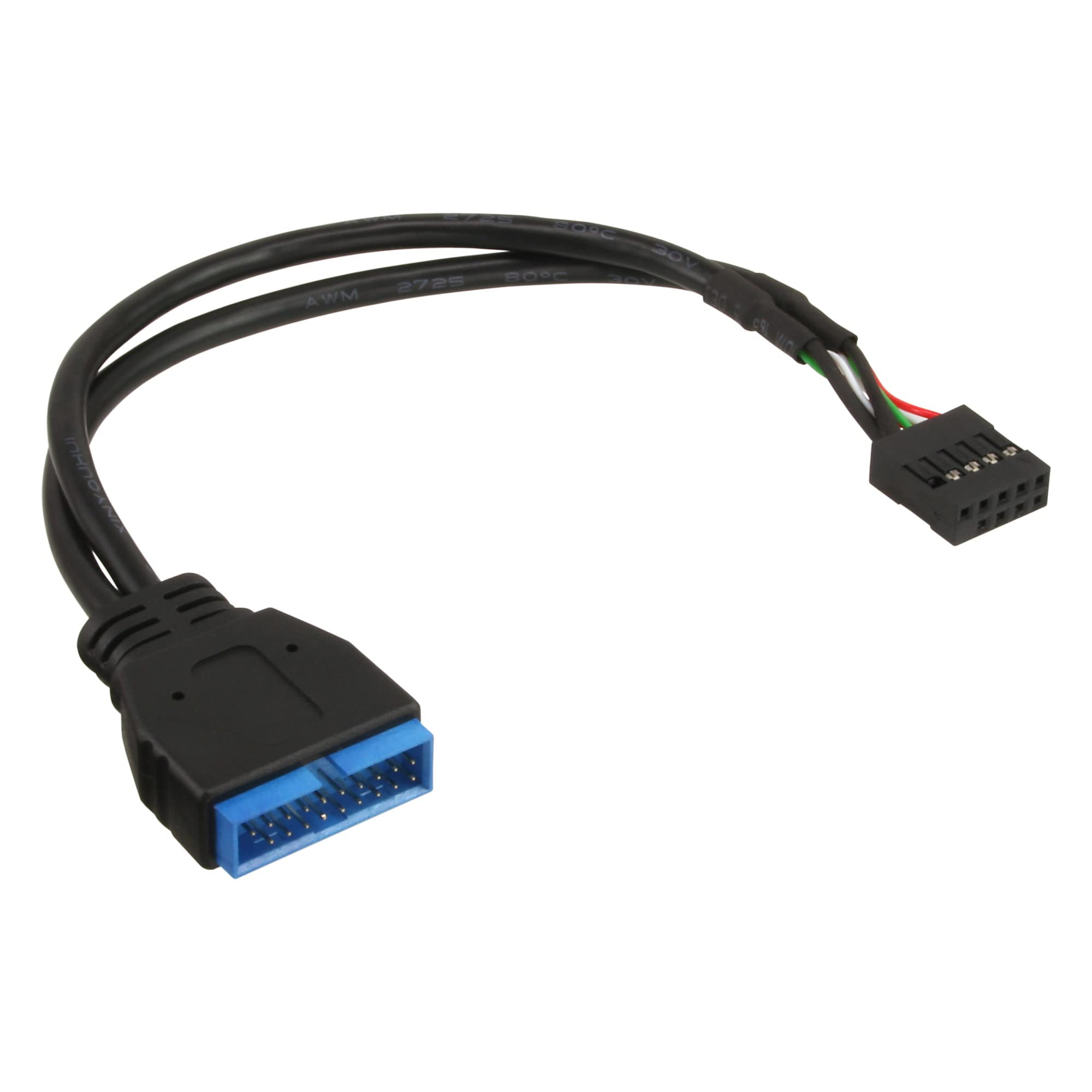 Premium USB 2.0 to USB 3.0 Adapter Cable - 0.15m Internal Motherboard Connector for PC Upgrades | Perfect for Desktop Computer Builds & DIY Tech Projects
