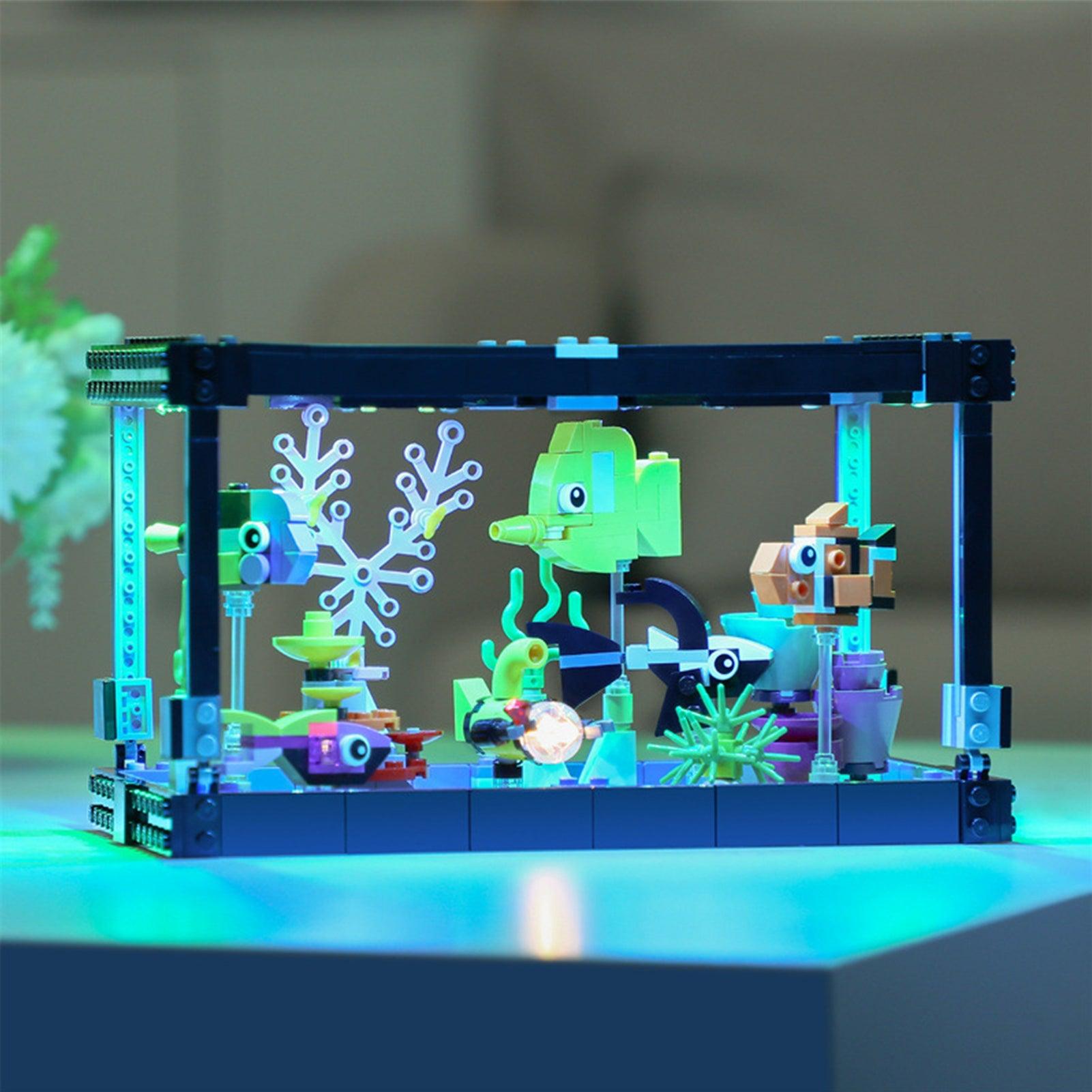 Best Light Kit for LEGO Ideas Creator Fish Tank 31122 - Enhance Your LEGO Aquarium Display for Home Decor & Gift Giving