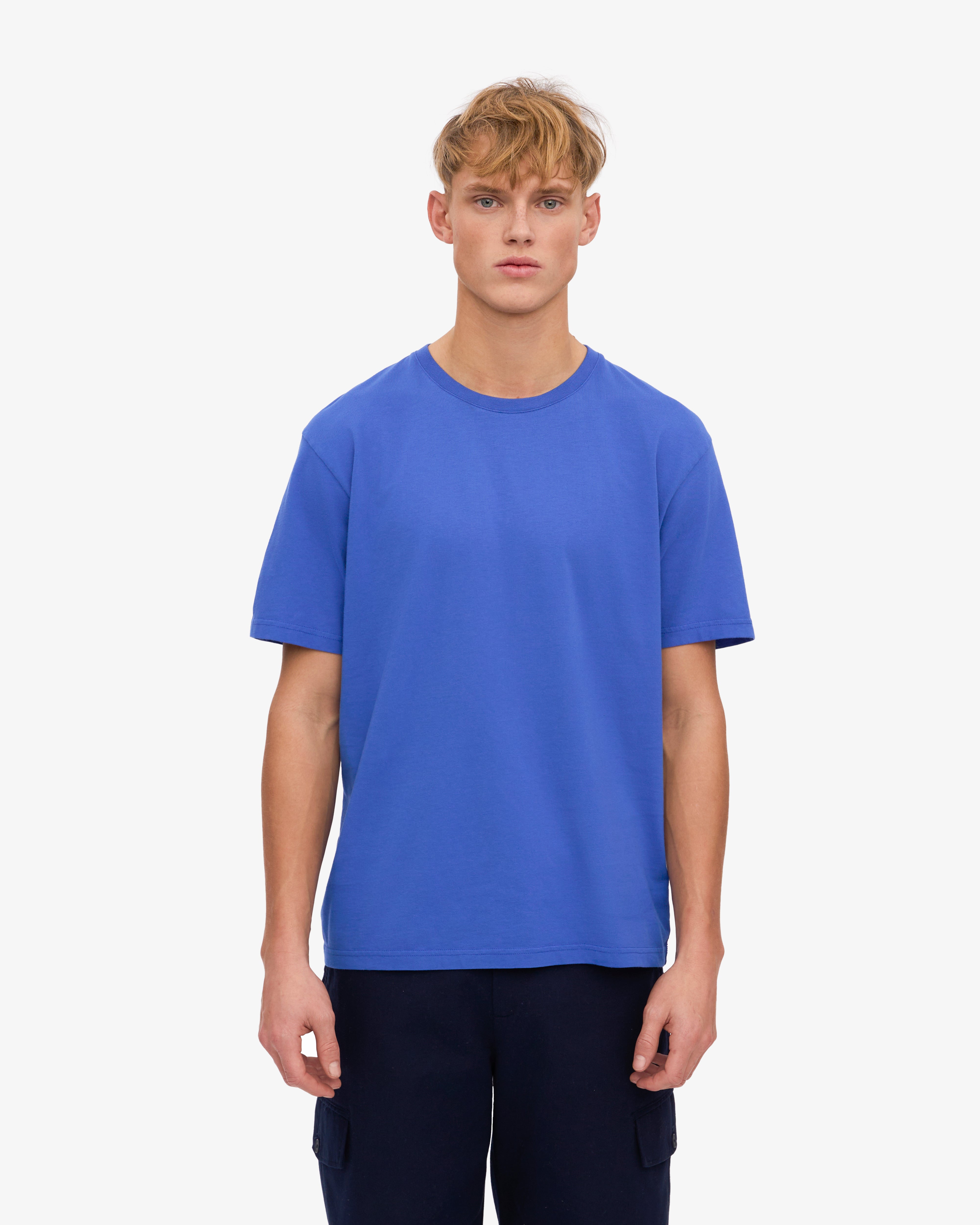 Classic Organic Cotton T-Shirt for Men & Women | Sapphire Blue | Eco-Friendly Casual Wear for Everyday Comfort