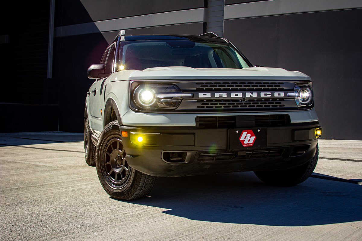 2021-2024 Ford Bronco Sport Baja Designs S1 Series LED Fog Light Kit - Off-Road & Night Driving Upgrade for Enhanced Visibility
