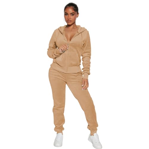 Hoodie/Jogger Pants-khaki