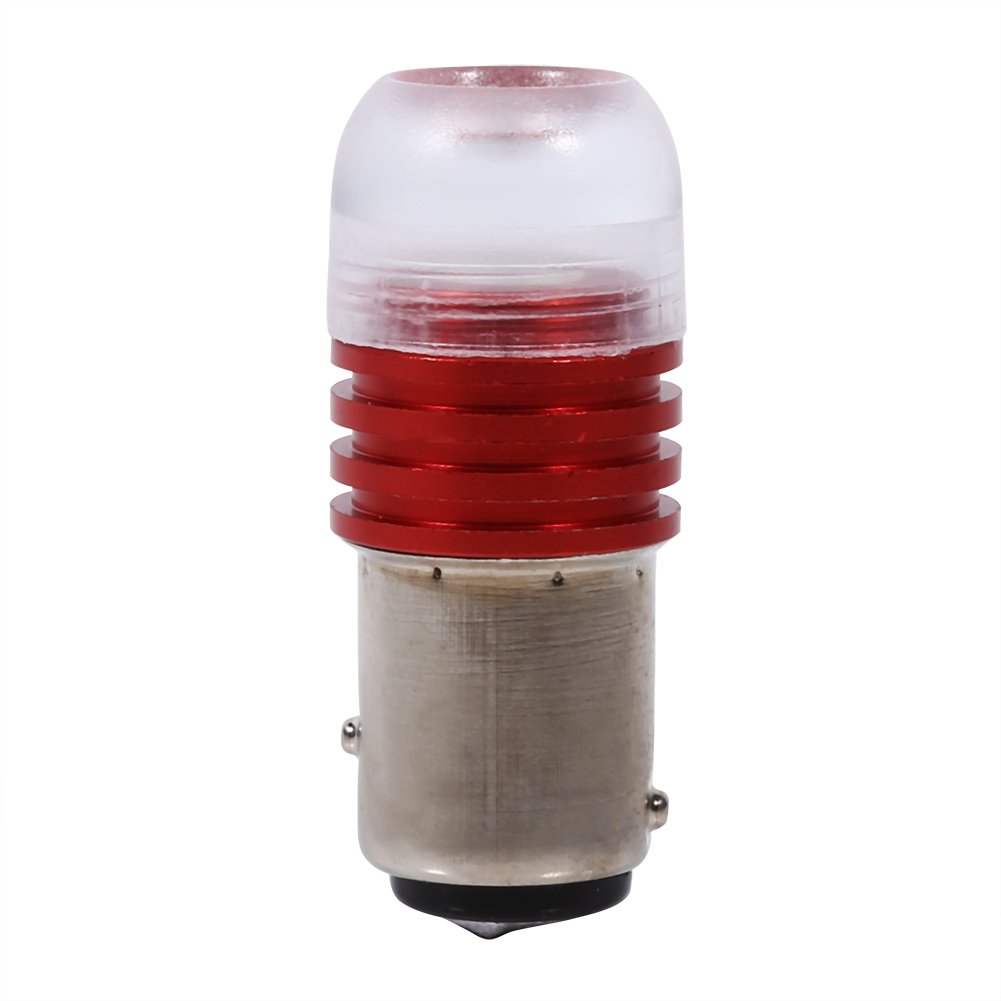 2Pcs Red 1157 2357 Strobe Flashing LED Projector Bulbs - Super Bright Car Tail Brake Lights for Vehicles, Trucks, Motorcycles | Durable & Energy Efficient | Perfect for Night Driving, Emergency Signaling & Custom Car Lighting