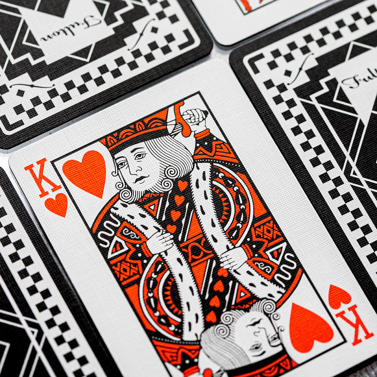 Ace Fulton's Casino Vintage Black Playing Cards - Premium Poker Cards for Casino Nights, Card Magic & Home Games
