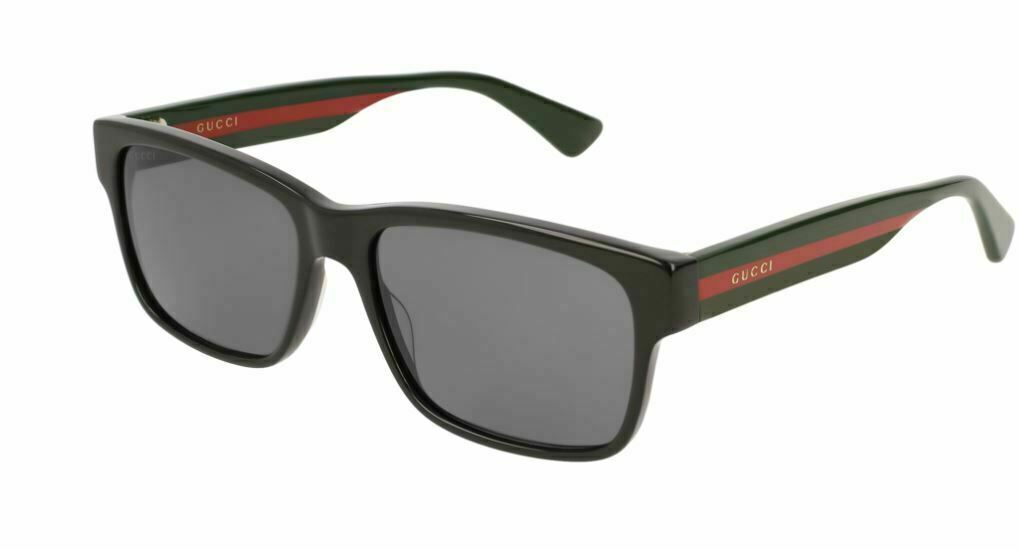 Gucci GG 0340S 006 Black & Multicolor Polarized Sunglasses for Women - Luxury Designer Shades for Driving, Beach & Outdoor Fashion